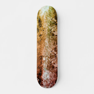 Fasergewebe im seltenen Alter und Schmutz oder Bre Skateboard