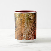 Fasergewebe im seltenen Alter und Schmutz oder Bre Tasse (Zentrum)