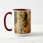 Fasergewebe im seltenen Alter und Schmutz oder Bre Tasse (Links)