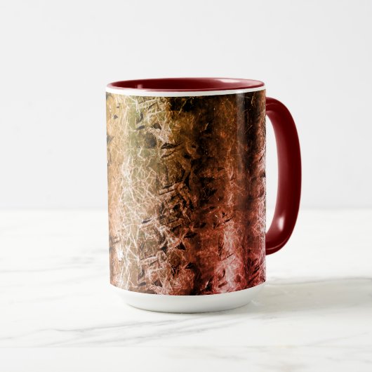 Fasergewebe im seltenen Alter und Schmutz oder Bre Tasse (VorderseiteRechts)