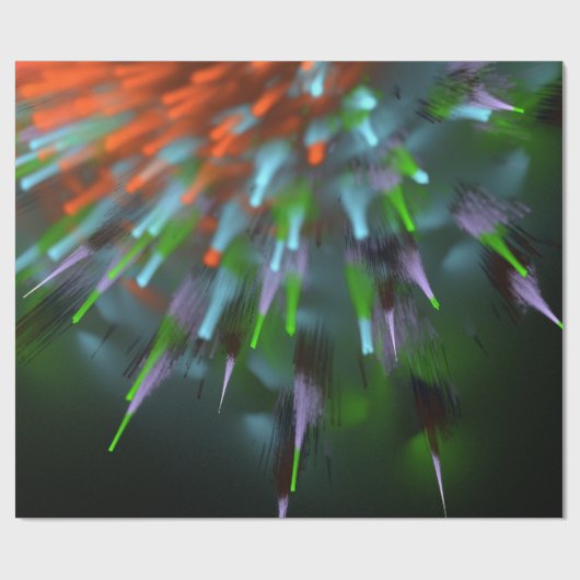 Fasern Geschenkpapier (Flach)