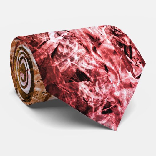 Faserstruktur und verbrannte oder schmutzige Fleck Krawatte (Gerollt)