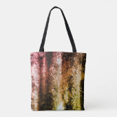 Faserstruktur und verbrannte oder schmutzige Fleck Tasche (Rückseite)