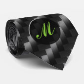 Faserverbund mit Monogramm Krawatte (Gerollt)