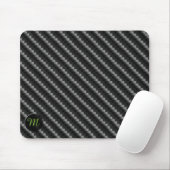 Faserverbund mit Monogramm Mousepad (Mit Mouse)