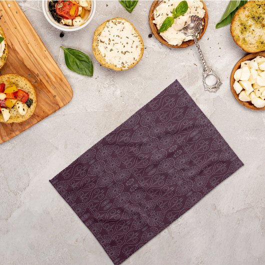 Faserweine, gemusterte Octopus-Samen Geschirrtuch