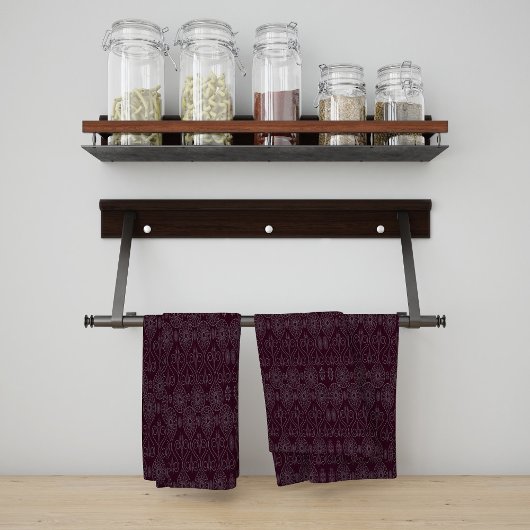 Faserweine, gemusterte Octopus-Samen Geschirrtuch