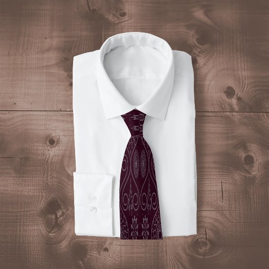 Faserweine, gemusterte Octopus-Samen Krawatte