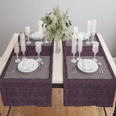 Faserweine, gemusterte Octopus-Samen Kurzer Tischläufer