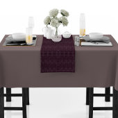 Faserweine, gemusterte Octopus-Samen Kurzer Tischläufer