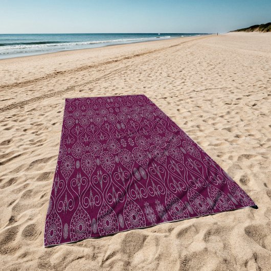 Faserweine, gemusterte Octopus-Samen Strandtuch