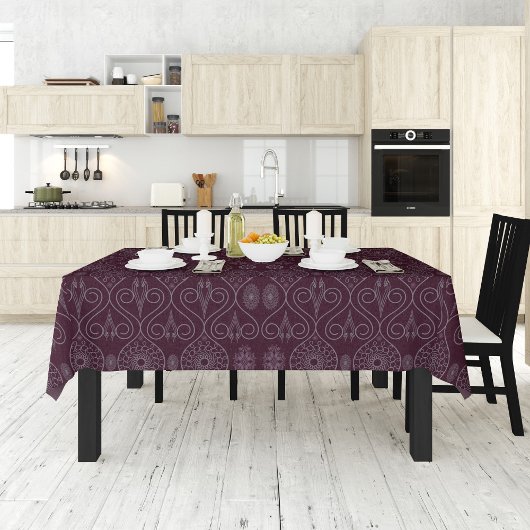 Faserweine, gemusterte Octopus-Samen Tischdecke