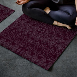 Faserweine, gemusterte Octopus-Samen Yogamatte