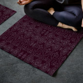 Faserweine, gemusterte Octopus-Samen Yogamatte