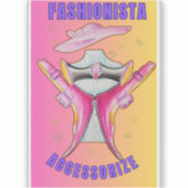 Fashion accessories women's sticker  (Vorderseite)