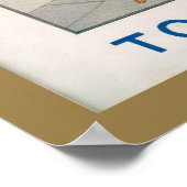 Fashion Ad aus den 1930er Jahren von einer niederl Poster (Ecke)