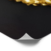 Fashion African Gold Smarald Green Juwelierin Poster (Ecke)