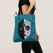 Fashion Aquamarin Girl Skull Face Tasche Purs oder (Von Nahem)