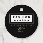Fashion Ayasha Vielen Dank Geschenkanhänger (Rückseite)