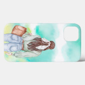 Fashion Beautiful Girl Case-Mate iPhone Hülle (Rückseite (Horizontal))