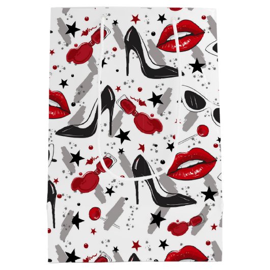 Fashion Beauty-Geschenktasche Mittlere Geschenktüte (Rückseite)