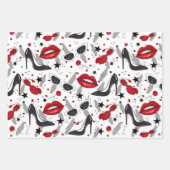Fashion Beauty Wrapping Paper Set Geschenkpapier Set (Vorderseite)