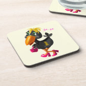 Fashion Bird Getränkeuntersetzer (Linke Seite)