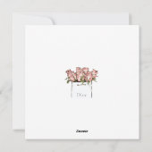 Fashion Birthday Card Feiertagskarte (Rückseite)