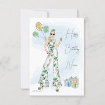 Fashion Birthday Card