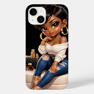 Fashion Black Girl Phone Case – Luxury Aesthetic