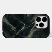 Fashion Black Marble Cool Case-Mate iPhone Hülle (Rückseite (Horizontal))