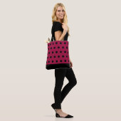 Fashion Black Polka Dots Tasche (Am Model)