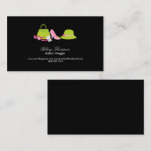 Fashion Blogger Calling Cards Telefonnummerkarte (Vorne/Hinten)