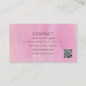 Fashion Boutique Couture Dressmaker Visitenkarte (Rückseite)