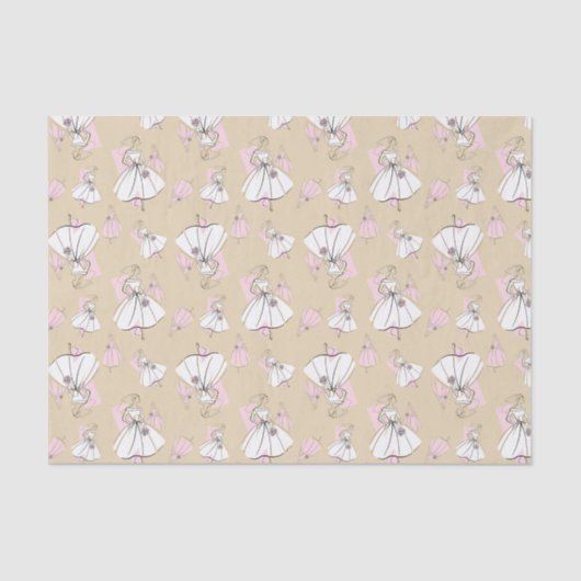 Fashion Bride Neutral Group Mehrgewebpapier Seidenpapier (Vorderseite)