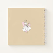 Fashion Bride Neutral Group Notebook-Quadrat Notizblock (Rückseite)