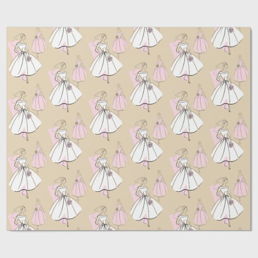 Fashion Bride Neutral Group Packpapier (Flach)