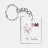 Fashion Bride Pink Bride Schlüsselanhänger (Vorderseite links)