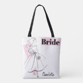 Fashion Bride Pink Bride Tasche (Rückseite)