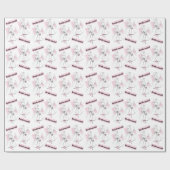 Fashion Bride Pink Group Bridesmaid Packpapier (Flach)