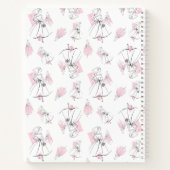 Fashion Bride Pink Group Bridge Name Datum Multi Notizblock (Rückseite)