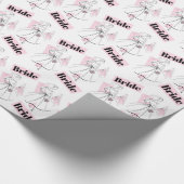 Fashion Bride Pink Group Bridge Packpapier (Ecke)