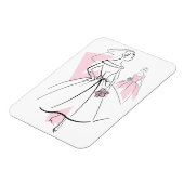 Fashion Bride Pink Group flexibler Magnet (Linke Seite)