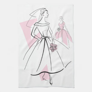 Fashion Bride Pink Group Küchentuch