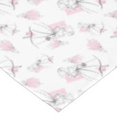 Fashion Bride Pink Group Multitablecloth Tischdecke (Schrägansicht)