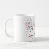 Fashion Bride Pink Group Mutter des Bride-Namens Kaffeetasse (Links)