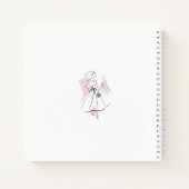 Fashion Bride Pink Group Notebook-Platz Notizblock (Rückseite)