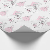 Fashion Bride Pink Group Packpapier (Ecke)