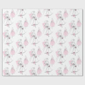 Fashion Bride Pink Group Packpapier (Flach)