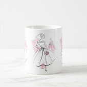 Fashion Bride Pink Group Tasse (Mittel)